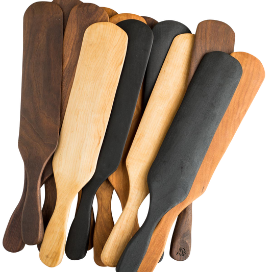 This wood spurtle is a cross between a spatula and a spoon and is the single most universal utensil and a must-have for your kitchen.